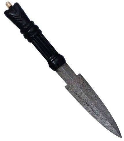 STL DS Damascus Boot Knife