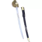 SD24A US 1860 Naval Cutlass 19 inch Blade 1 jpg