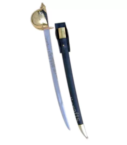 SD25 Naval Cutlass with etched Ancor Sign on Hilt 25 inches blade 1 jpg
