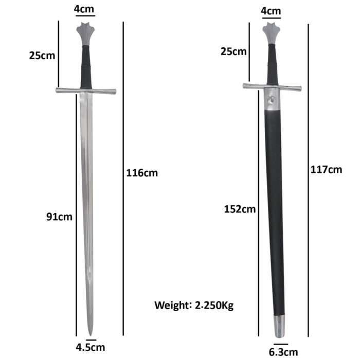 SD91i Saxon Lion Head Sword copy