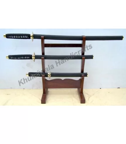 SD93A Japanese Samurai Set of 3 with Stand jpg