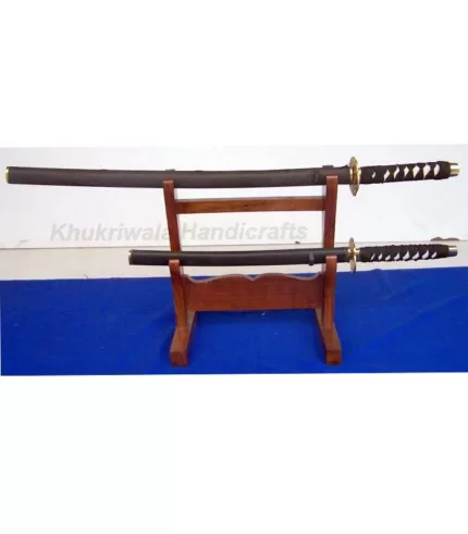 SD93WS2 Japanese Samurai Set of 2 with stand jpg