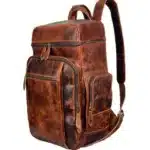 Waxy crunchy duffle luggage leather bag3 jpg