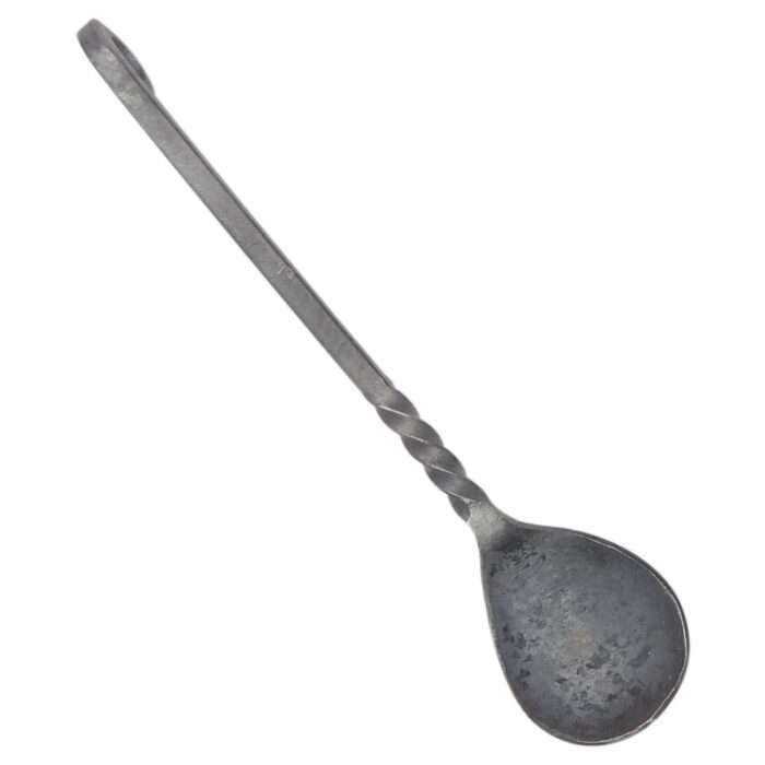 DS02b Medieval Inspired Outdoor Camping Dinnerware Utensil Set Leather Carrying Case Included