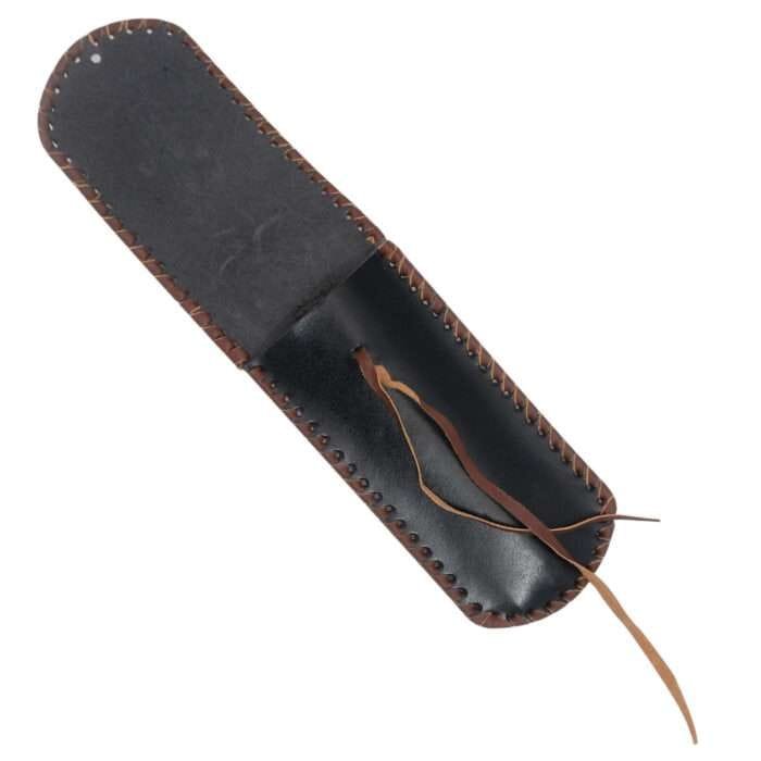 DS02e Medieval Inspired Outdoor Camping Dinnerware Utensil Set Leather Carrying Case Included