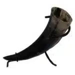 MRD02f Drinking Horn with Metal Stand jpg