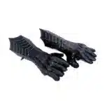 MRG01a Medieval Black Antique Finish Gauntlet glove jpg
