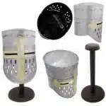 MRH01e Knighth Templar Crusader Helmet Rustic Wintage Home Decor Gift jpg