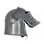MRH02b Medieval Renaissance Detachavle Visor Barbuta Helmet jpg