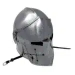 MRH02c Medieval Renaissance Detachavle Visor Barbuta Helmet jpg