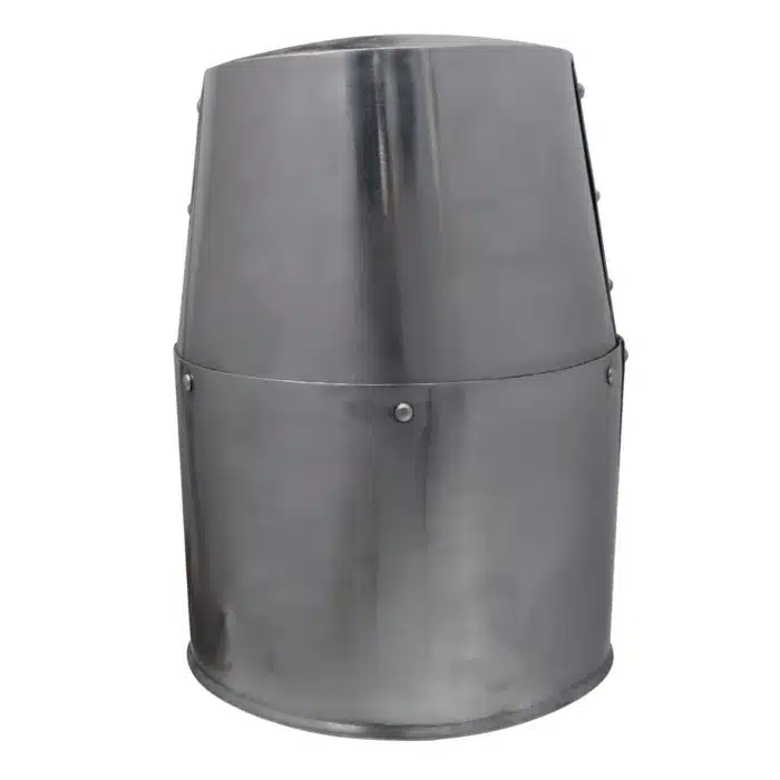 MRH03g Crusader Knight Helmet with Brass Cross jpg