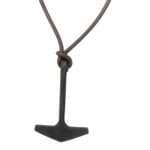 MRLT04c Medieval Locket with pure Leather Rope