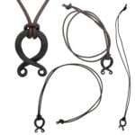 MRLT06d Medieval Locket with pure Leather Rope