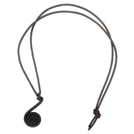 MRLT07a Medieval Locket with pure Leather Rope