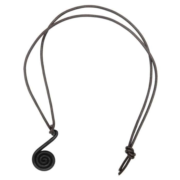 MRLT07a Medieval Locket with pure Leather Rope