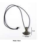 MRLT08c Medieval Locket with pure Leather Rope
