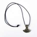 MRLT08d Medieval Locket with pure Leather Rope