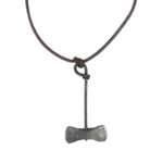 MRLT10c Medieval Locket with pure Leather Rope