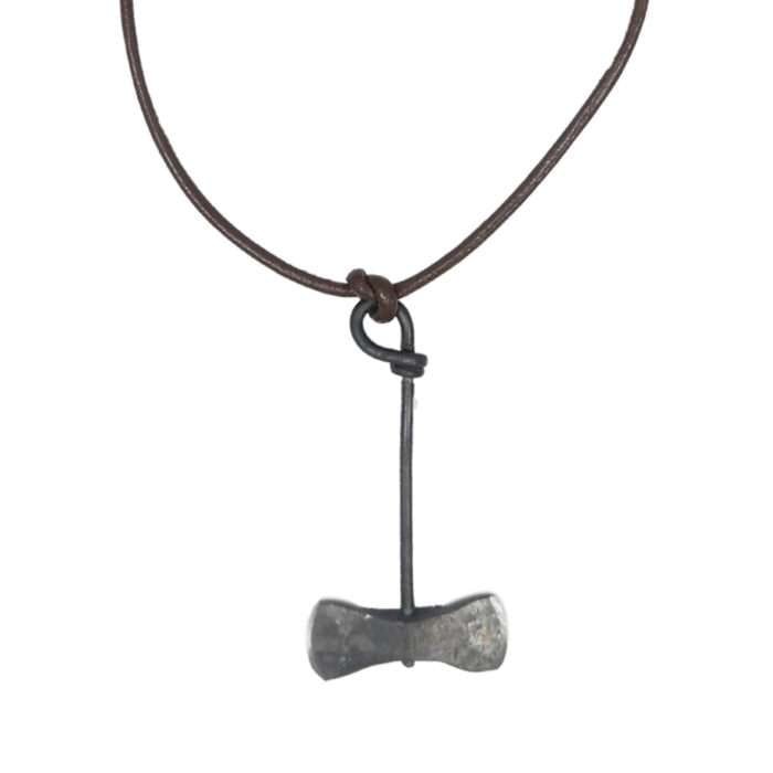 MRLT10c Medieval Locket with pure Leather Rope