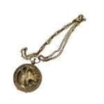 MRN02b Brass Sundial Compass Solid Brass Pocket Sundial Vintage Steampunk Accessary Home Decor Gift with Leather Bag with Chain