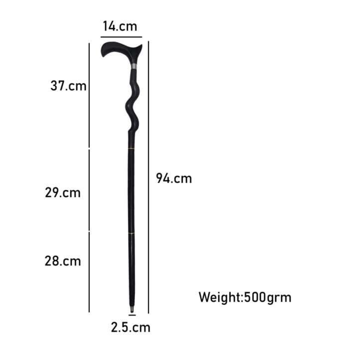 MRWS01d Wooden Walking Stick Fordable