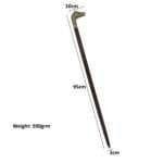 MRWS01e Walking Stick with Brass Horse Handle Grip