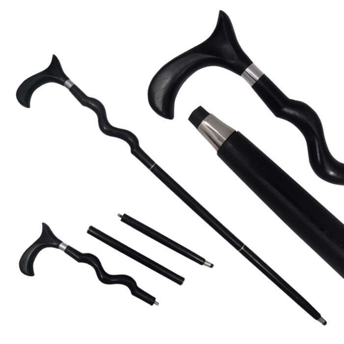MRWS01e Wooden Walking Stick Fordable