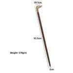 MRWS02e Walking Stick with Brass Dog Handle Grip