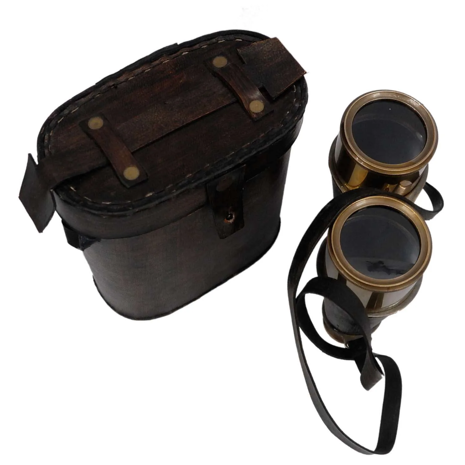 NT01a Binocular Opera Glasses Spyglass Victorian Marine Brass Handmade Whistle Gift