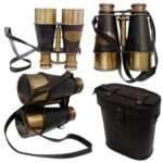 NT01d Binocular Opera Glasses Spyglass Victorian Marine Brass Handmade Whistle Gift