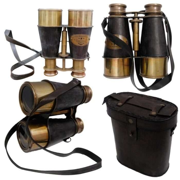NT01d Binocular Opera Glasses Spyglass Victorian Marine Brass Handmade Whistle Gift