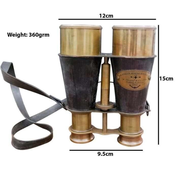 NT01e Binocular Opera Glasses Spyglass Victorian Marine Brass Handmade Whistle Gift
