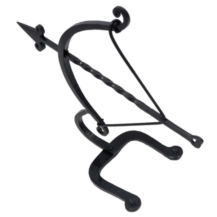 NT03d Armillary Arrow Solid Wrought Iron Sculpture