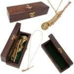 NT06g Nautical Mariner Boatswains Whistle Chain Bosun Pipe Nautical Collection With Wooden Box