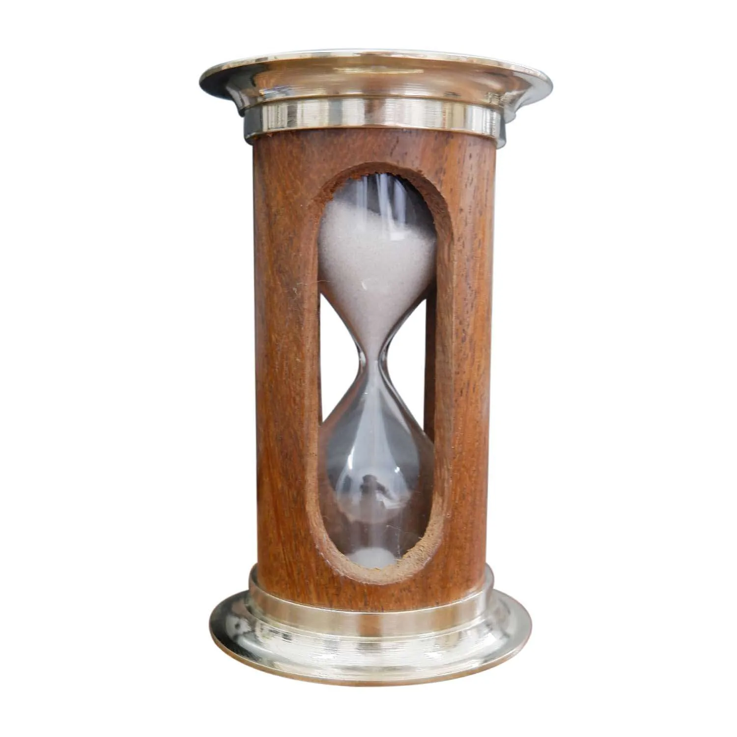 NT08 Antique Sand Time 5 Minutes ApproxBrass Sand ClockSand Watch for OfficeHome Decor Ideal for Exercise Vintage Sand Clock Study Table Decor Antique Nautical Decor