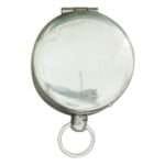 NT10a Chrome Finish Hunters Pocket Compass With Pouch Vintage handmade style compass