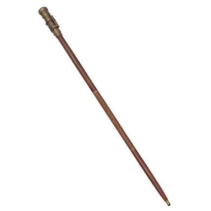 NT11 Victorian Walking Cane Nautical Antique Finish Walking Stick Telescope Collectible Wooden Cane with Brass Telescope Handle with Telescope Brass Handle Foldable Nautical Walking Stick