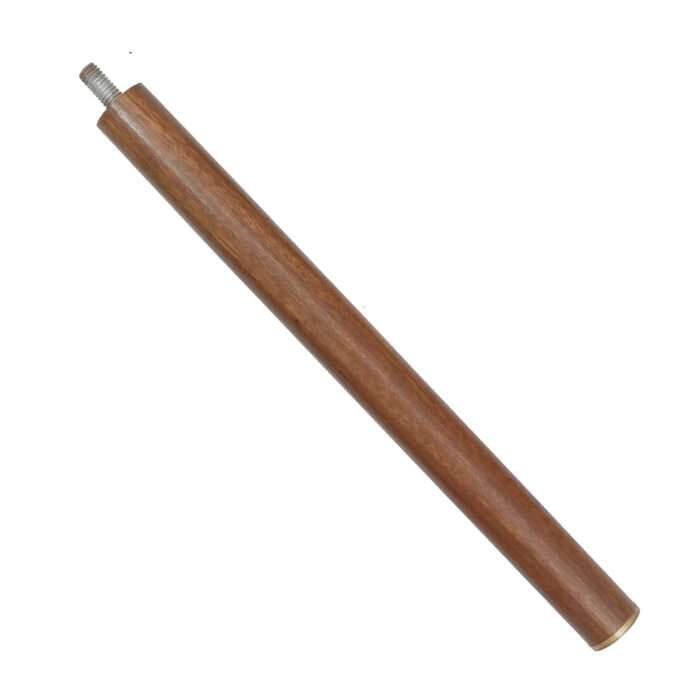NT12d Antique Brass Compass On Top Head Handle Brown Wood Walking Stick