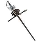 RP30 Basket Hilt Rapier Sword Full Tang Tempered Battle Ready Hand Forge