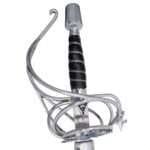 RP30c Basket Hilt Rapier Sword Full Tang Tempered Battle Ready Hand Forge