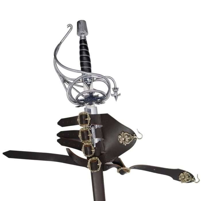 RP30d Basket Hilt Rapier Sword Full Tang Tempered Battle Ready Hand Forge