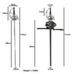 RP30g Basket Hilt Rapier Sword Full Tang Tempered Battle Ready Hand Forge