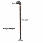 WS01e Walking Stick New Dog Head