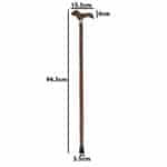 WS05e Walking Stick New tiger Head