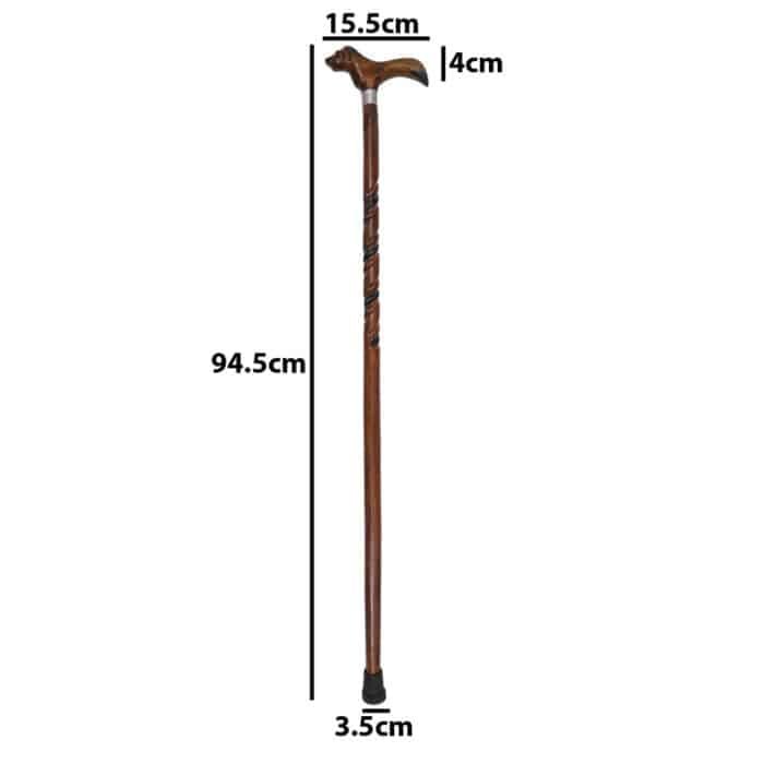 WS05e Walking Stick New tiger Head