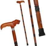 WS06d Walking Stick New lion Head