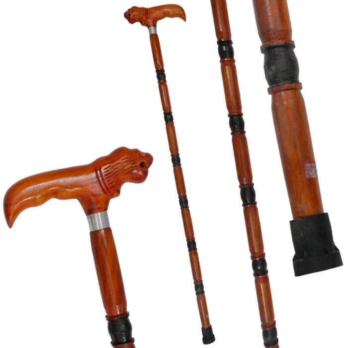 WS06d Walking Stick New lion Head