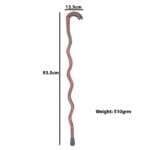 WS08d Walking Stick New Snake Head