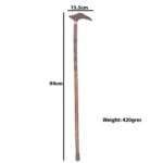 WS09d Walking Stick New Peacock Head