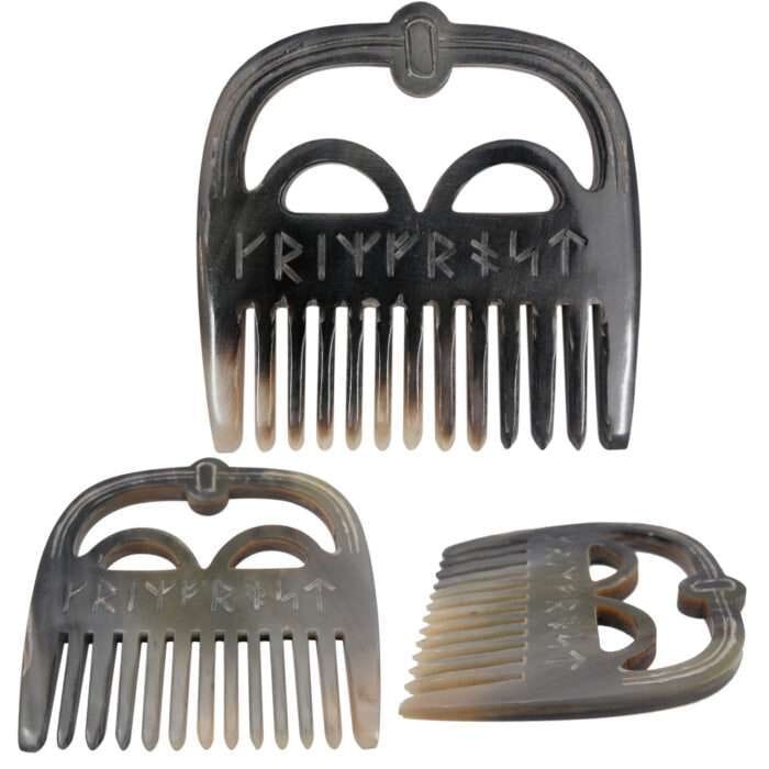 MRVC01d Viking Handmade Comb Bronze